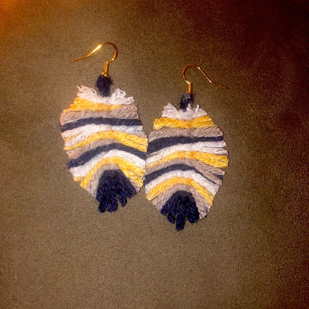Feather earrings